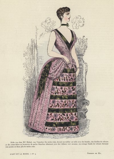 French fashion plate by French School