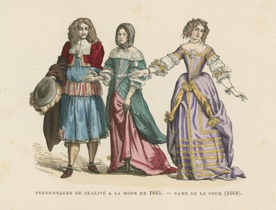 French fashions, 17th Century by French School