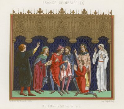 French Figures of the 12th and 13th Century by French School