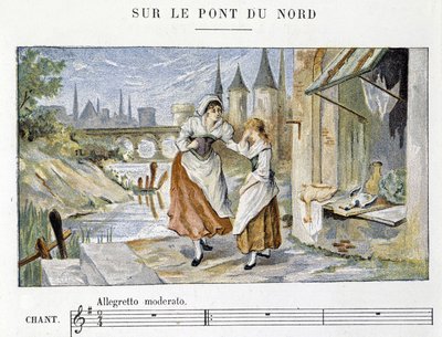 French folk and traditional song: Sur le pont du Nord, n.d. by French School