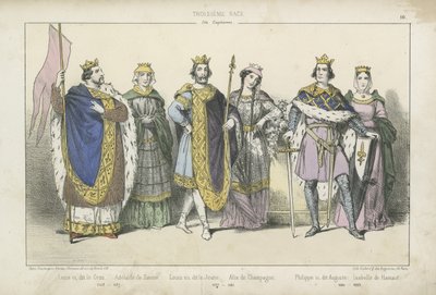 French Kings and Queens of the 12th and 13th Century by French School