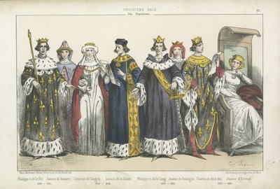 French Kings and Queens of the 13th and 14th Century by French School