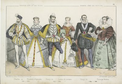 French Kings and Queens of the 16th and 17th Century by French School