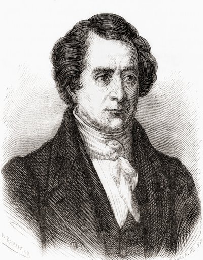 French Mathematician Dominique Francois Jean Arago, aka Francois Arago, from Les Merveilles de la Science, pub.1870 by French School