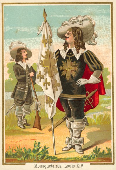 French musketeers of the time of Louis XIV by French School