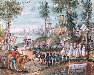 French Provincial Festival of the Supreme Being by French School