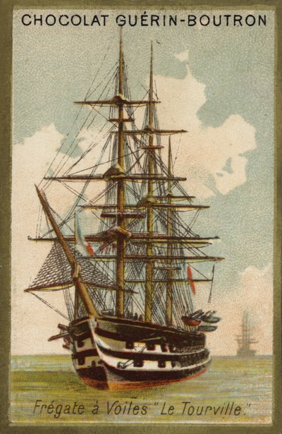 French Sailing Frigate Tourville by French School