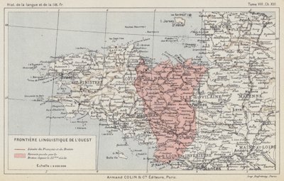 Linguistic Frontier of the West by French School