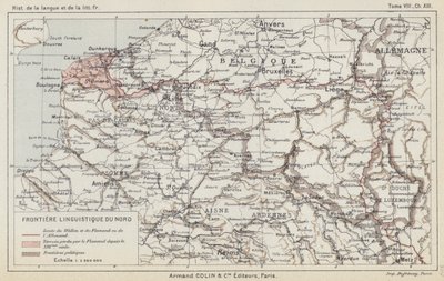 Northern Linguistic Border by French School
