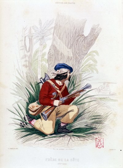 Frère de la côte (17th century) - in "Histoire des pirates et privateers de l