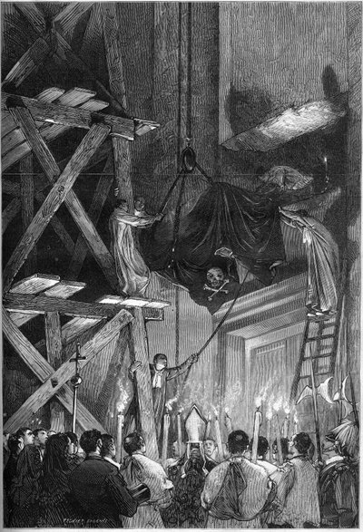 Funeral of Pope Pius IX: the burial of the body in St. Peter