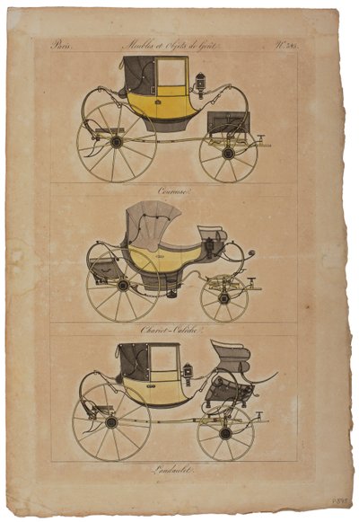 Furniture and Objects of Taste, No. 32, Phaeton Simple by French School