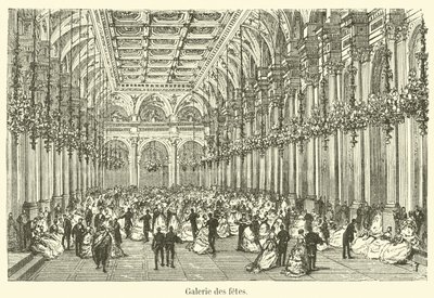 Gallery of festivities by French School