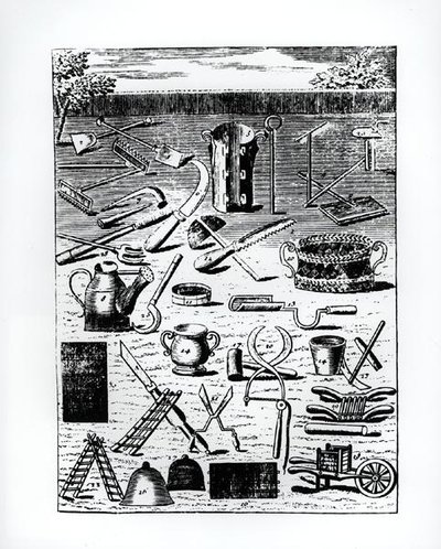 Garden implements, from 