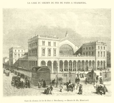 Paris to Strasbourg Railway Station by French School