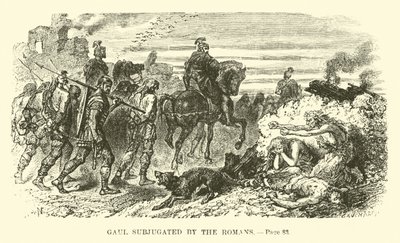 Gaul Subjugated by the Romans by French School