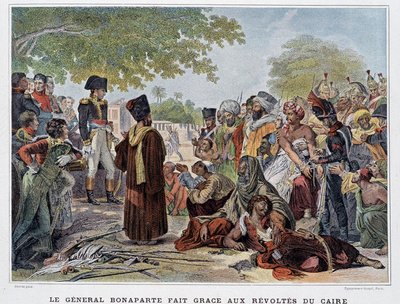 General Bonaparte Made Thanks to the Revolts of Cairo - in 