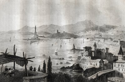 Genoa - Engraving from 