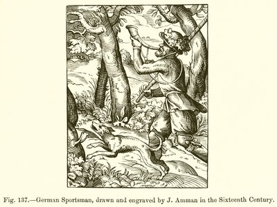German Sportsman by French School