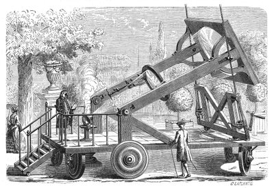 Giant Burning Glass of the Academie des Sciences, Used for Chemical Experiments by French School