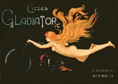 Gladiator Cycles, Boulevard Montmartre, Paris by French School