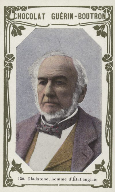 Statesman Gladstone by French School