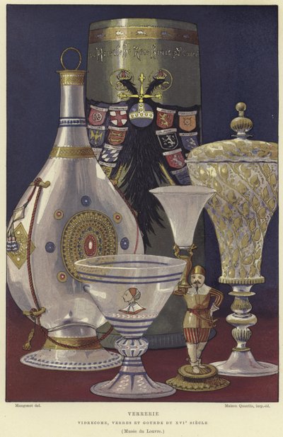 Glassware, 16th Century by French School