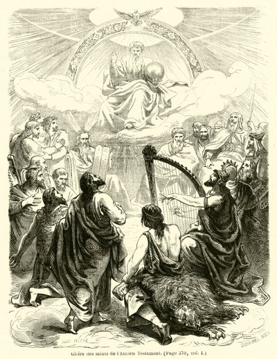 Glory of the Saints of the Old Testament by French School