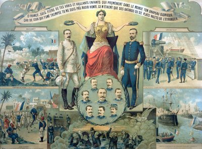Glorification of the Campaign in Dahomey (Benin) and Cronstadt by French School