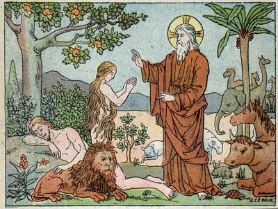 God: 6th day of creation - in 