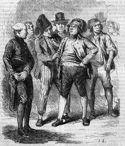 Goriot was president of his section during the Revolution. Illustration for 