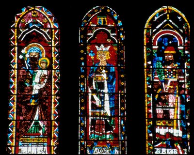 Gothic Art: Saint Anne the More, Solomon and Aaron by French School
