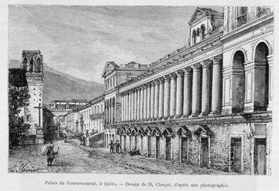 Government Palace in Quito, Ecuador - in 