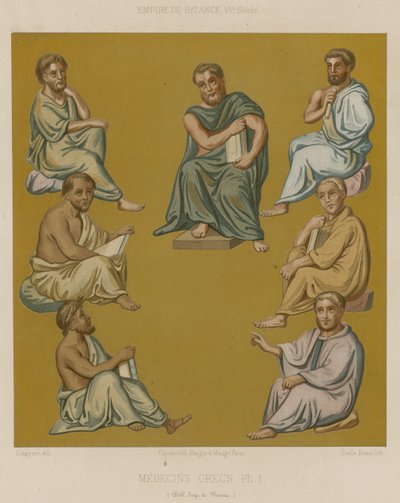 Greek doctors by French School