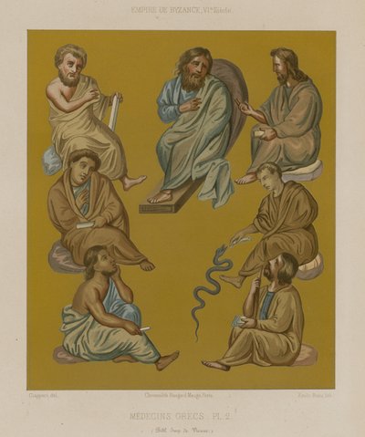 Greek doctors by French School