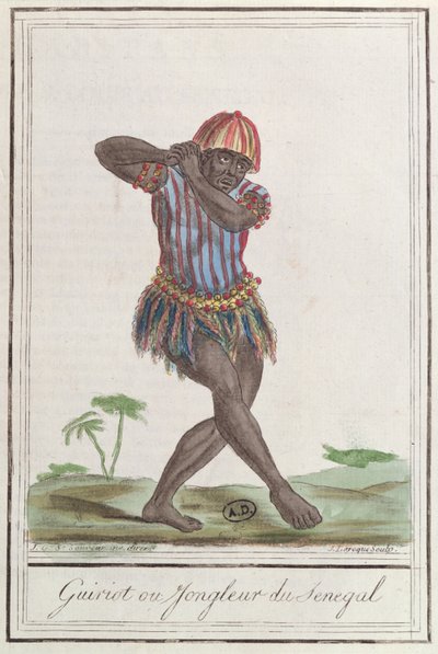Griot or Minstrel of Senegal by French School