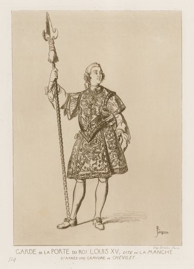 Guard of the Porte of King Louis XV, Dite la Manche by French School