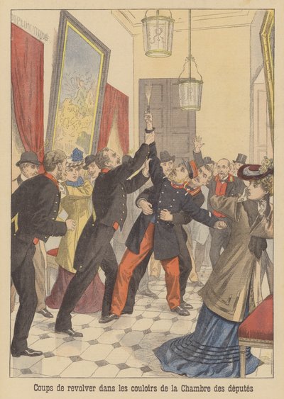 Gunshots in the Corridors of the French Chamber of Deputies by French School