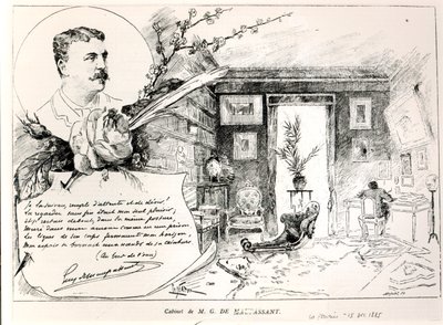 Guy de Maupassant and his Study by French School