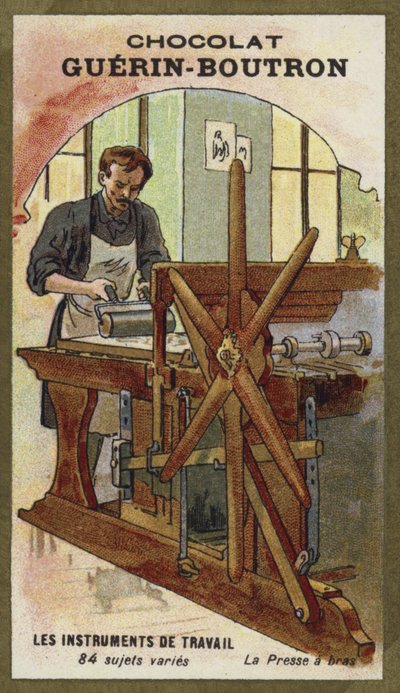 Hand Press by French School