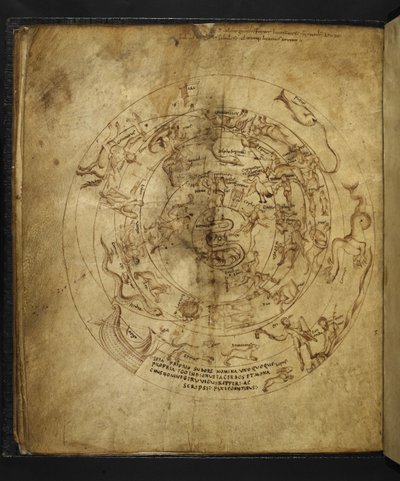 Diagram of the Northern and Southern Hemispheres, from 