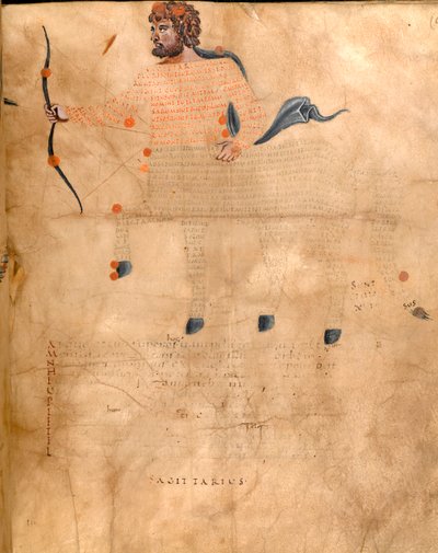 Illustration of the Constellation Sagittarius, from 