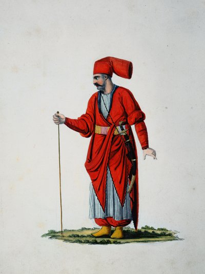 Hasseki Baltaci Valet del Sultani, probably by Cousinery, Ottoman period, third quarter of 18th century by French School