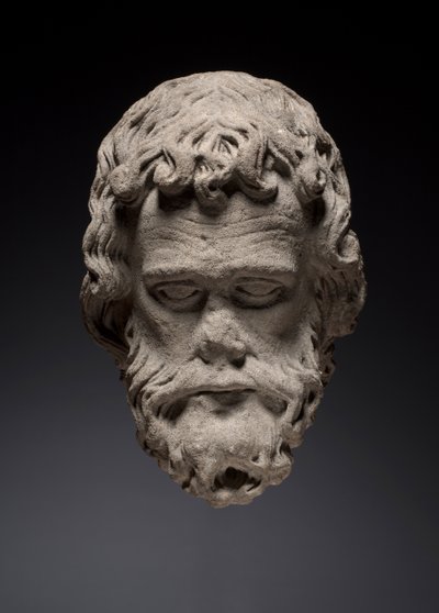 Head of an Apostle from the South Portal of the Cathedral of Thérouanne by French School