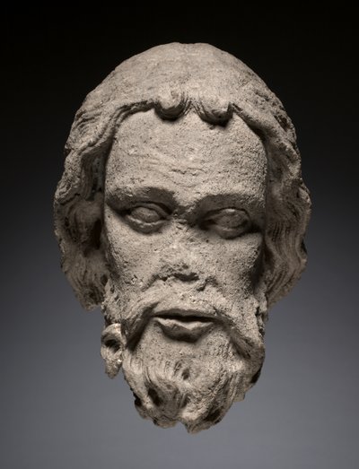 Head of an Apostle from the South Portal of the Cathedral of Thérouanne by French School