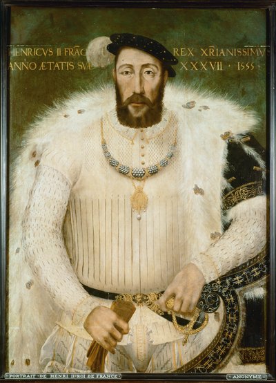 Henri II, King of France, Aged 37 by French School