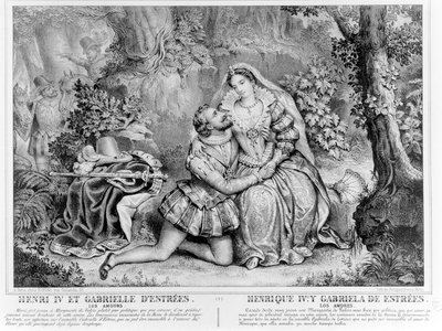 Henri IV, King of France and Gabrielle d
