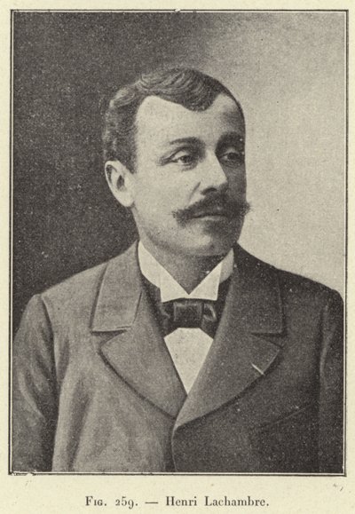 Henri Lachambre (engraving) by French School