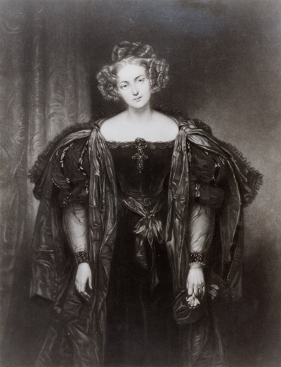 Henriette Sontag as Donna Anna in Wolfgang Amadeus Mozart
