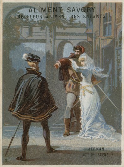 Hernani, Act 2, Scene II by French School